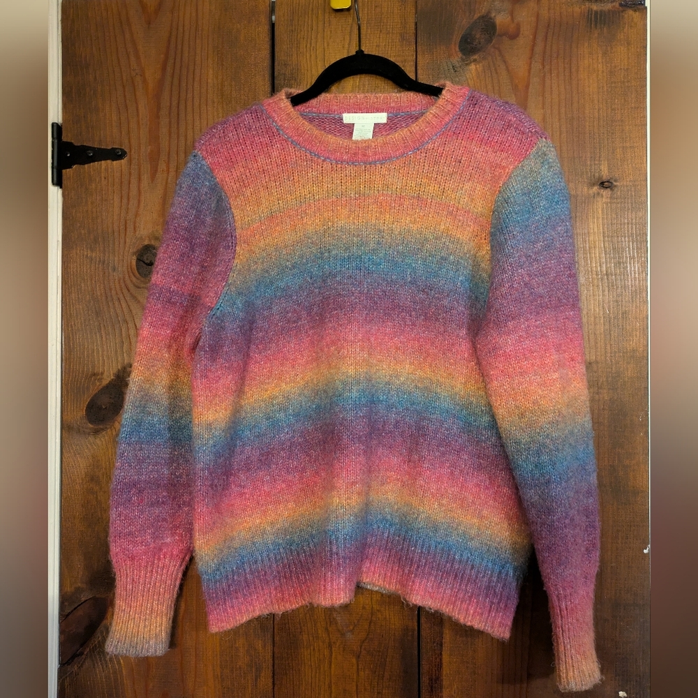 Stitch fix Design History XL rainbow pullover sweater